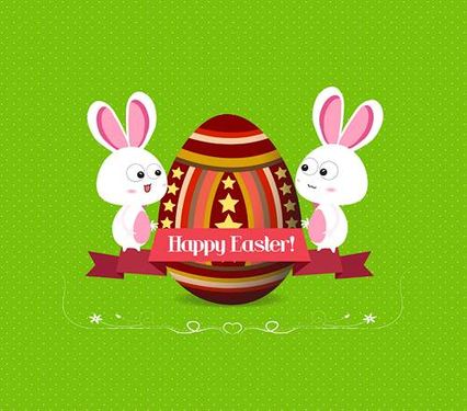 وکتور تخم مرغ عید نوروز وکتور  روبان