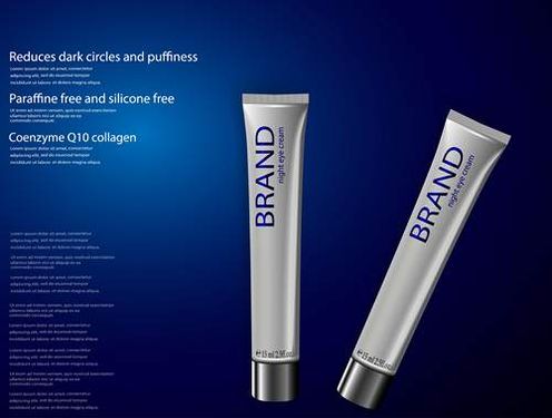 وکتور لوازم آرایشی وکتور کرم تیوپی