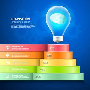 وکتور اینفوگرافی گرافیکی وکتور اینفوگرافی رنگی