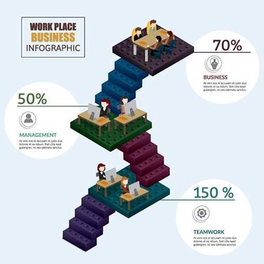وکتور اینفوگرافی گرافیکی وکتور اینفوگرافی رنگی