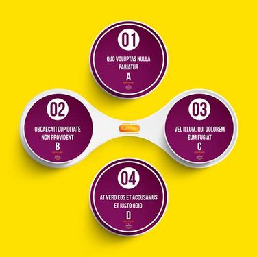 وکتور اینفوگرافی گرافیکی وکتور اینفوگرافی رنگی