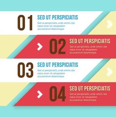 وکتور اینفوگرافی گرافیکی وکتور اینفوگرافی رنگی