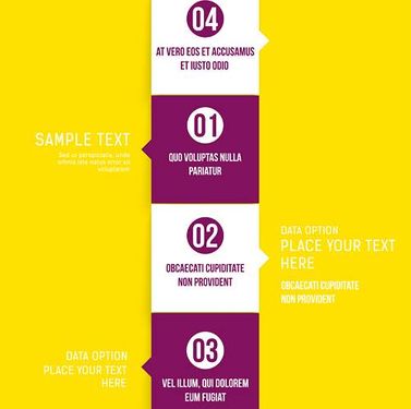 وکتور اینفوگرافی گرافیکی وکتور اینفوگرافی رنگی