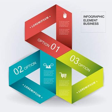 وکتور اینفوگرافی گرافیکی وکتور اینفوگرافی رنگی