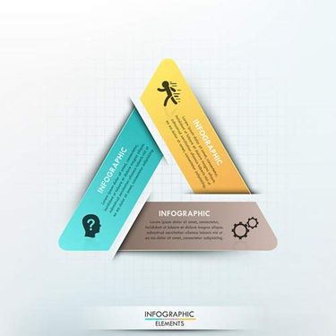 وکتور اینفوگرافی گرافیکی وکتور اینفوگرافی رنگی