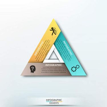 وکتور اینفوگرافی گرافیکی وکتور اینفوگرافی رنگی