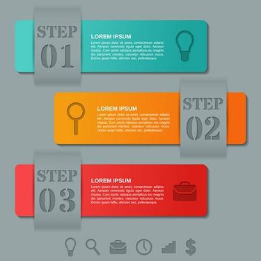 وکتور اینفوگرافی گرافیکی وکتور اینفوگرافی رنگی