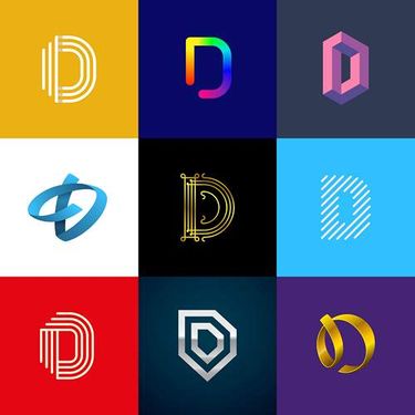 وکتور لوگو روبانی وکتور لوگو حروف