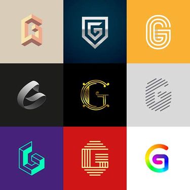 وکتور لوگو روبانی وکتور لوگو حروف