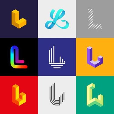 وکتور لوگو روبانی وکتور لوگو حروف