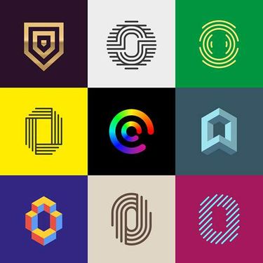 وکتور لوگو روبانی وکتور لوگو حروف