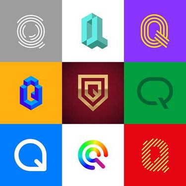 وکتور لوگو روبانی وکتور لوگو حروف