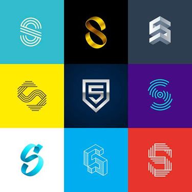 وکتور لوگو روبانی وکتور لوگو حروف