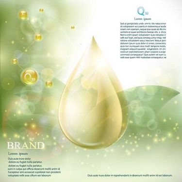 وکتور لوازم آرایشی وکتور قطره روغن کرم