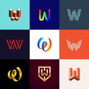 وکتور لوگو روبانی وکتور لوگو حروف