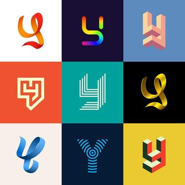 وکتور لوگو روبانی وکتور لوگو حروف