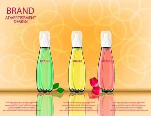 وکتور لوازم آرایشی وکتور اسپری بدن