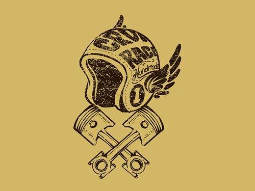 وکتور لوگو موتور سواری وکتور کلاه کاسکت