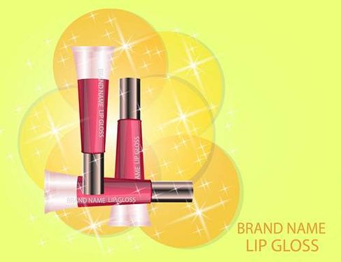 وکتور لوازم آرایشی وکتور رژلب وکتور رژ لب