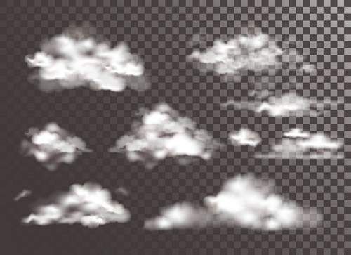 وکتور ابر سفید وکتور ابر سه بعدی