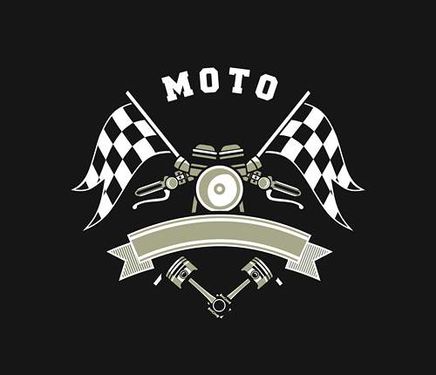 وکتور لوگو موتور سواری وکتور کلاه ایمنی