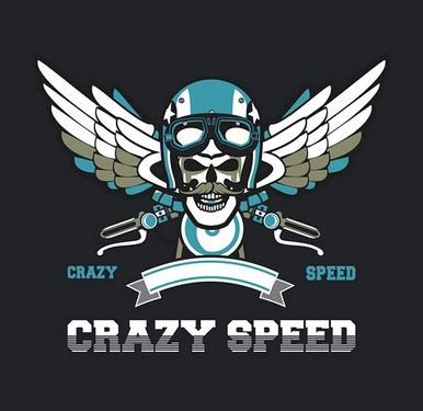 وکتور لوگو موتور سواری وکتور کلاه ایمنی