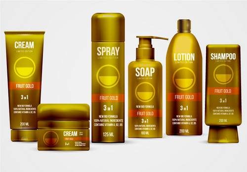 وکتور لوازم آرایشی وکتور  اسپری وکتور کرم