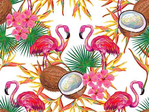 وکتور پس زمینه گل و مرغ وکتور بک گراند