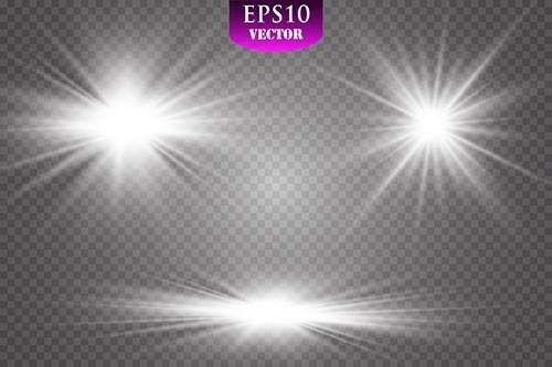 وکتور جلوه نور وکتور تابش نور