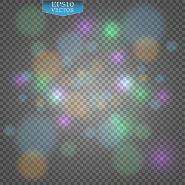 وکتور جلوه نور وکتور تابش نور