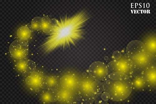 وکتور جلوه نور وکتور تابش نور