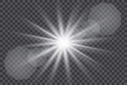 وکتور جلوه نور وکتور تابش نور