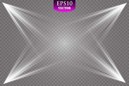 وکتور جلوه نور وکتور تابش نور