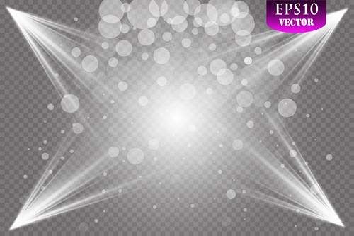 وکتور جلوه نور وکتور تابش نور