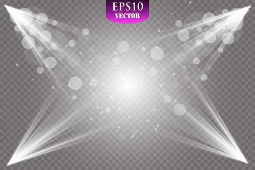 وکتور جلوه نور وکتور تابش نور