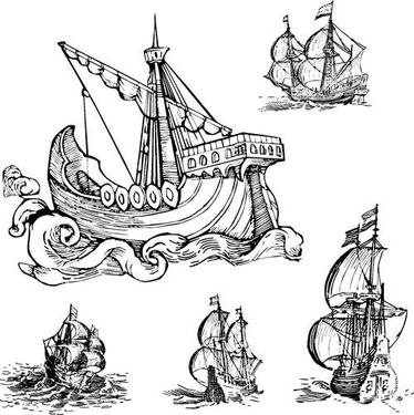 وکتور کشتی وکتور بادبان