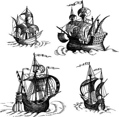 وکتور کشتی وکتور بادبان