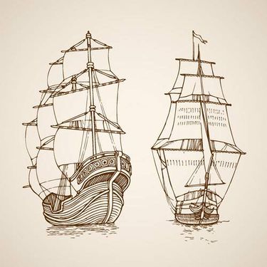 وکتور کشتی وکتور بادبان