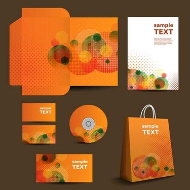 وکتور کیف مقوایی دسته دار وکتور لیبل سی دی