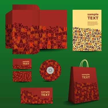 وکتور کیف مقوایی دسته دار وکتور لیبل سی دی