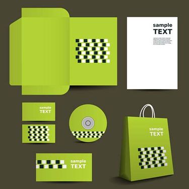 وکتور کیف مقوایی دسته دار وکتور لیبل سی دی