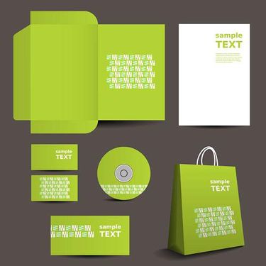 وکتور کیف مقوایی دسته دار وکتور لیبل سی دی