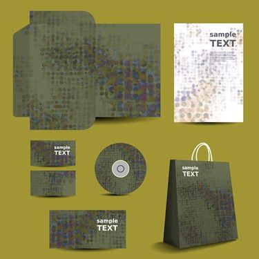 وکتور کیف مقوایی دسته دار وکتور لیبل سی دی