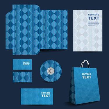 وکتور کیف مقوایی دسته دار وکتور لیبل سی دی