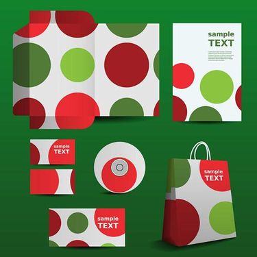 وکتور کیف مقوایی دسته دار وکتور لیبل سی دی