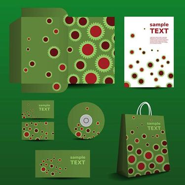 وکتور کیف مقوایی دسته دار وکتور لیبل سی دی