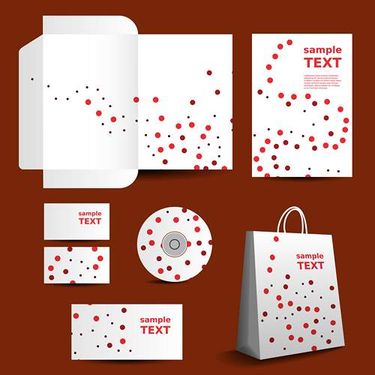 وکتور کیف مقوایی دسته دار وکتور لیبل سی دی