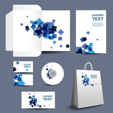 وکتور کیف مقوایی دسته دار وکتور لیبل سی دی