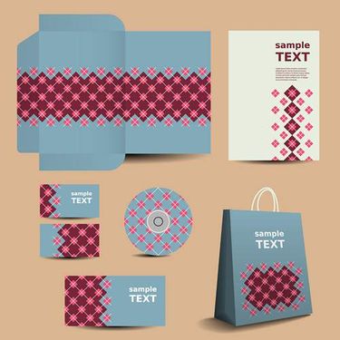 وکتور کیف مقوایی دسته دار وکتور لیبل سی دی