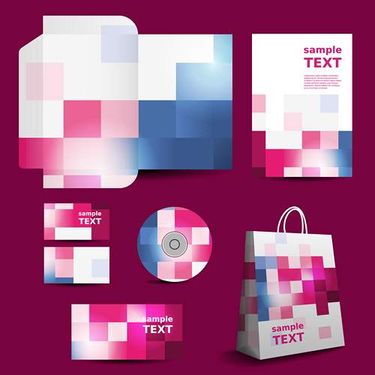 وکتور کیف مقوایی دسته دار وکتور لیبل سی دی